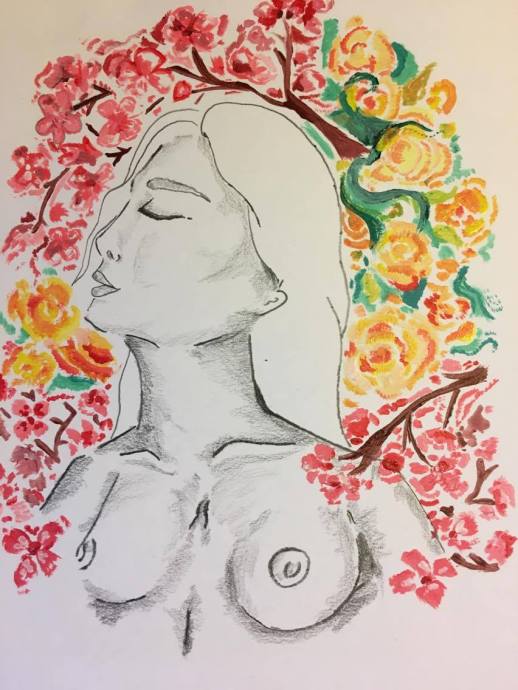 illustration by giselle storm hyam for lydia poems